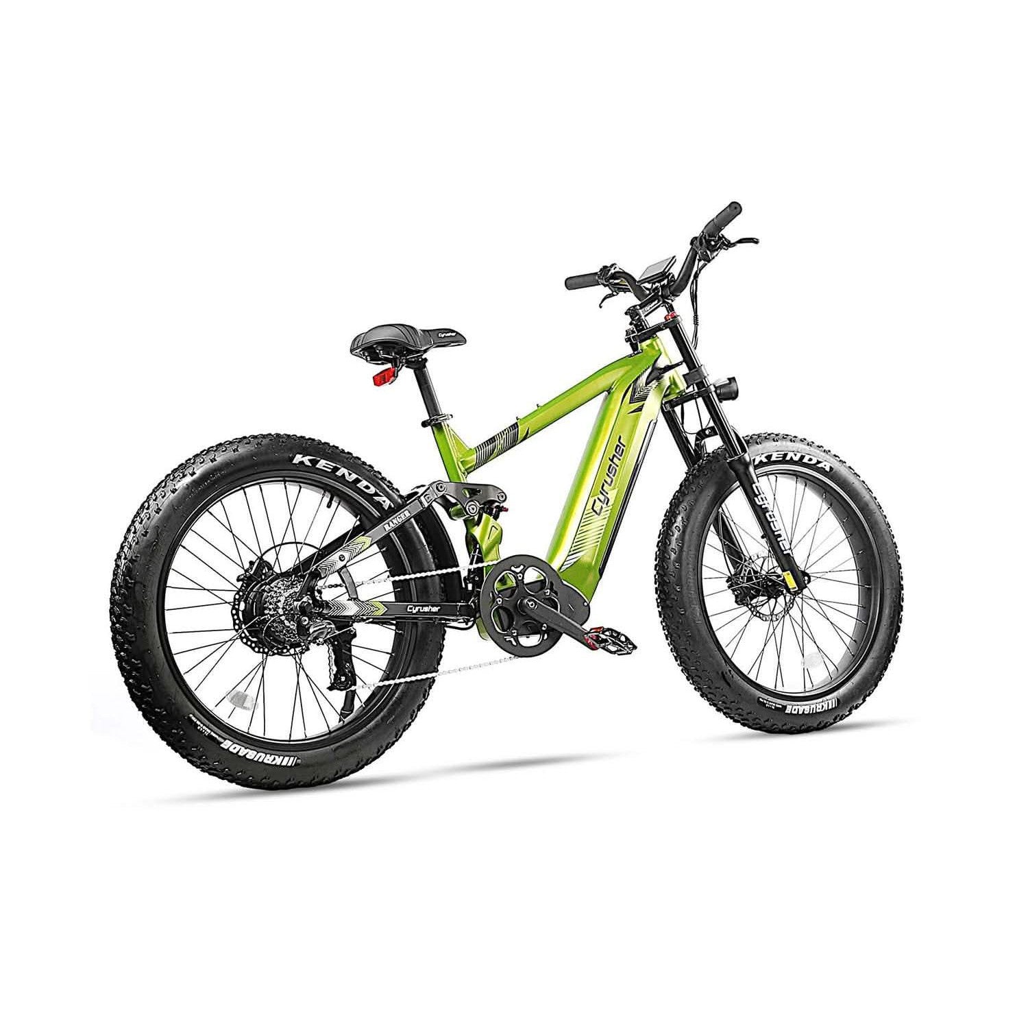 Cyrusher Ranger All-Terrain Mountain Electric Bike - 28mph, 750W Motor, 52V 20Ah Battery