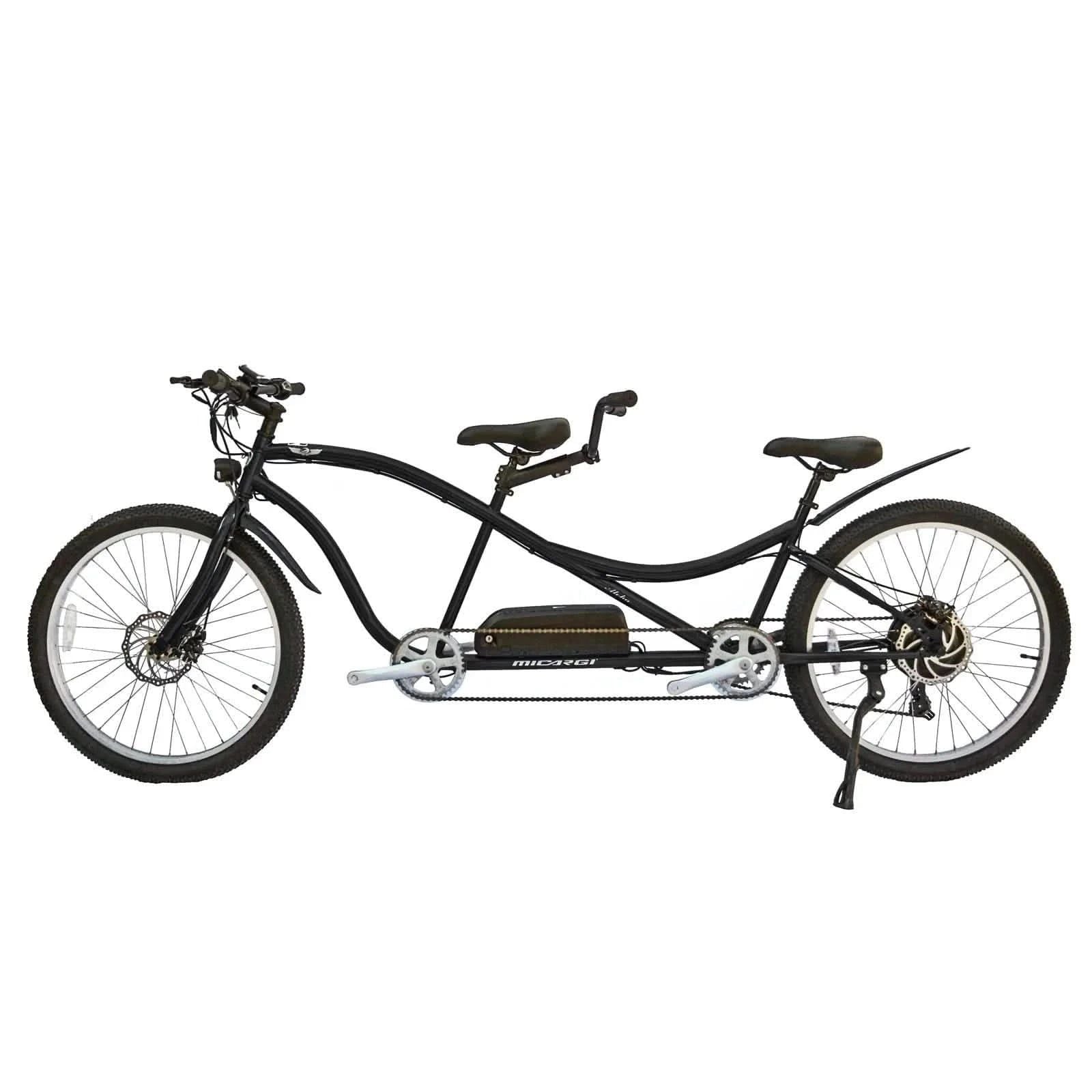 Micargi Aloha 26" Tandem Beach Cruiser Electric Bike – Top Speed 28 MPH