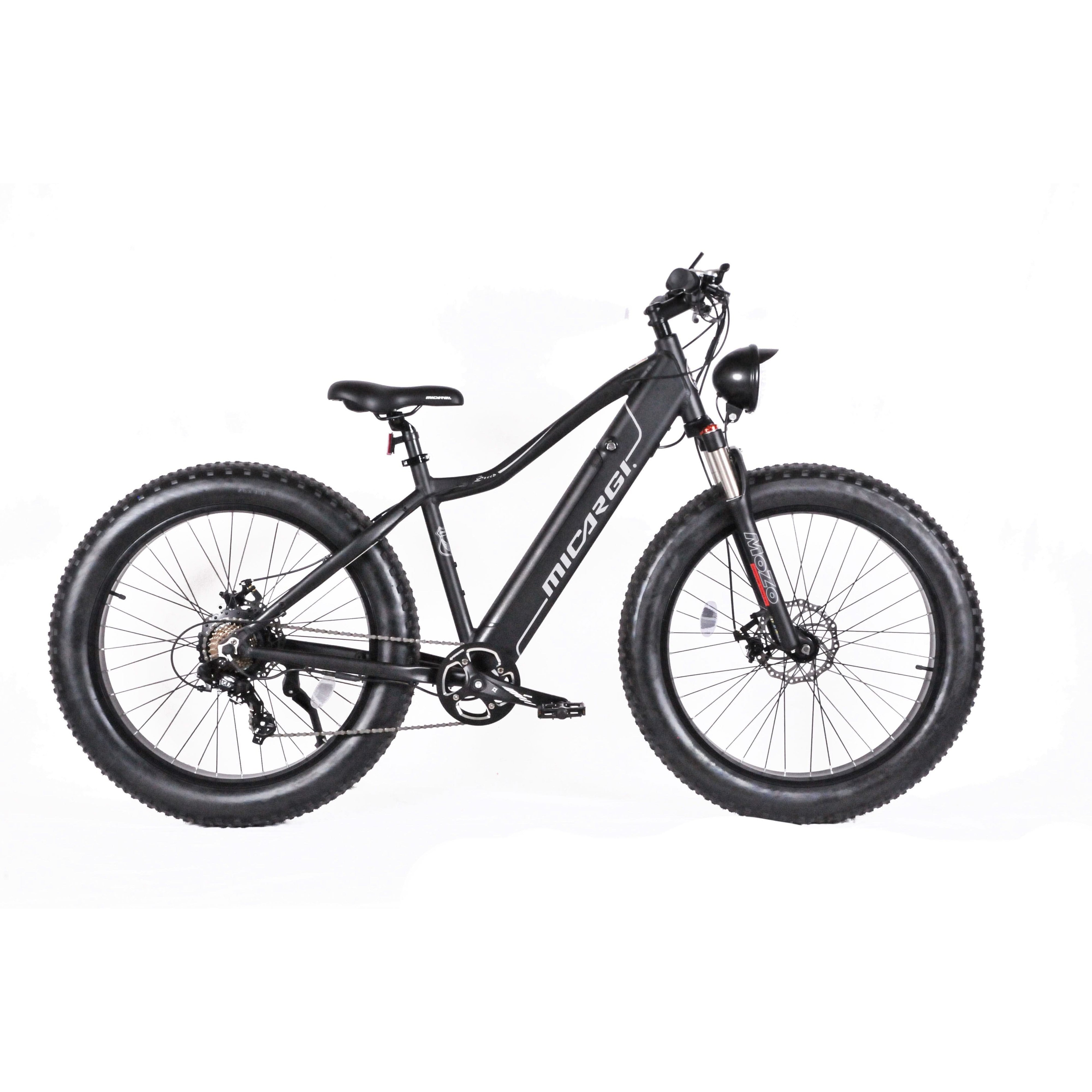 Micargi Steed 26" Electric Fat Tire Mountain Bike Top Speed 20mph