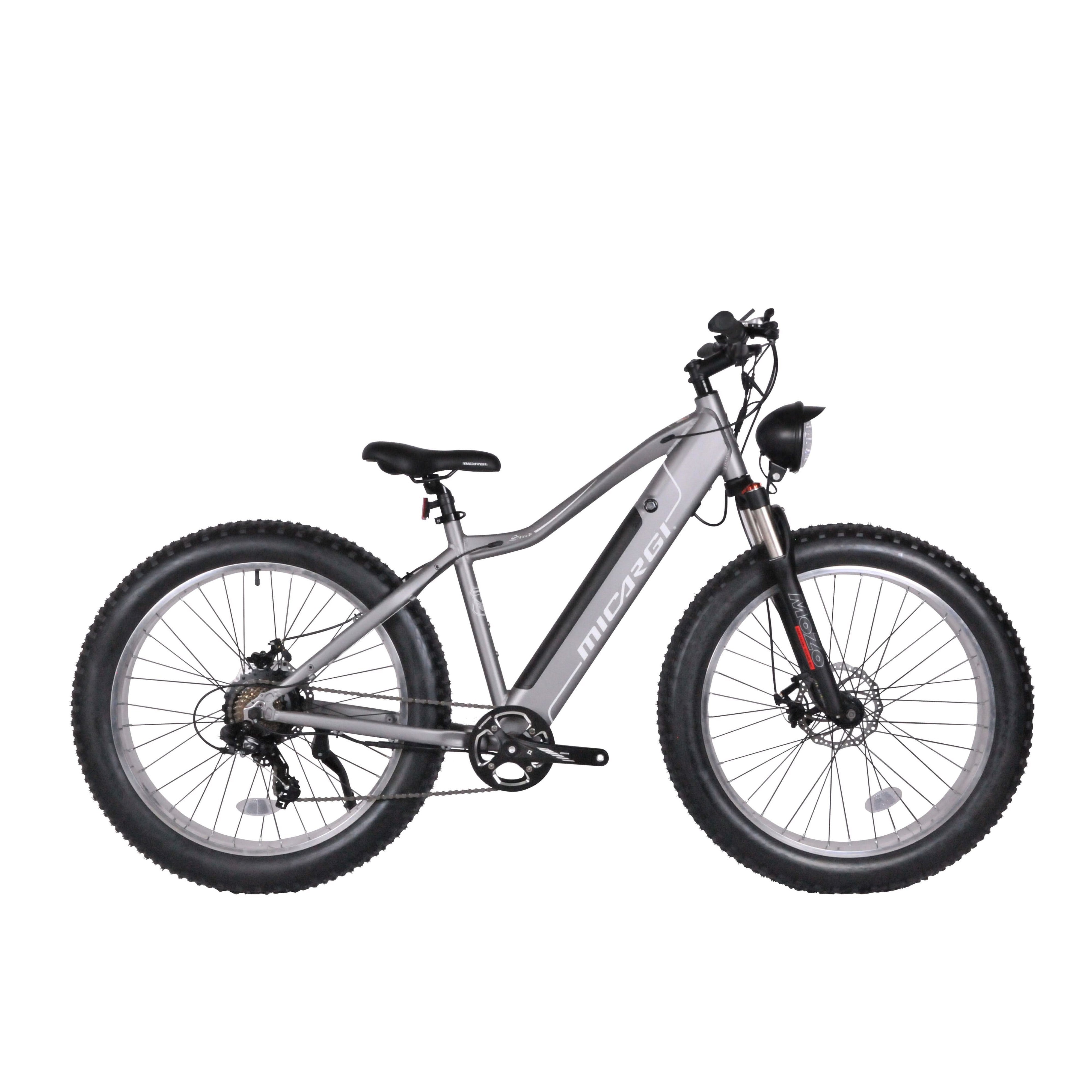 Micargi Steed 26" Electric Fat Tire Mountain Bike Top Speed 20mph