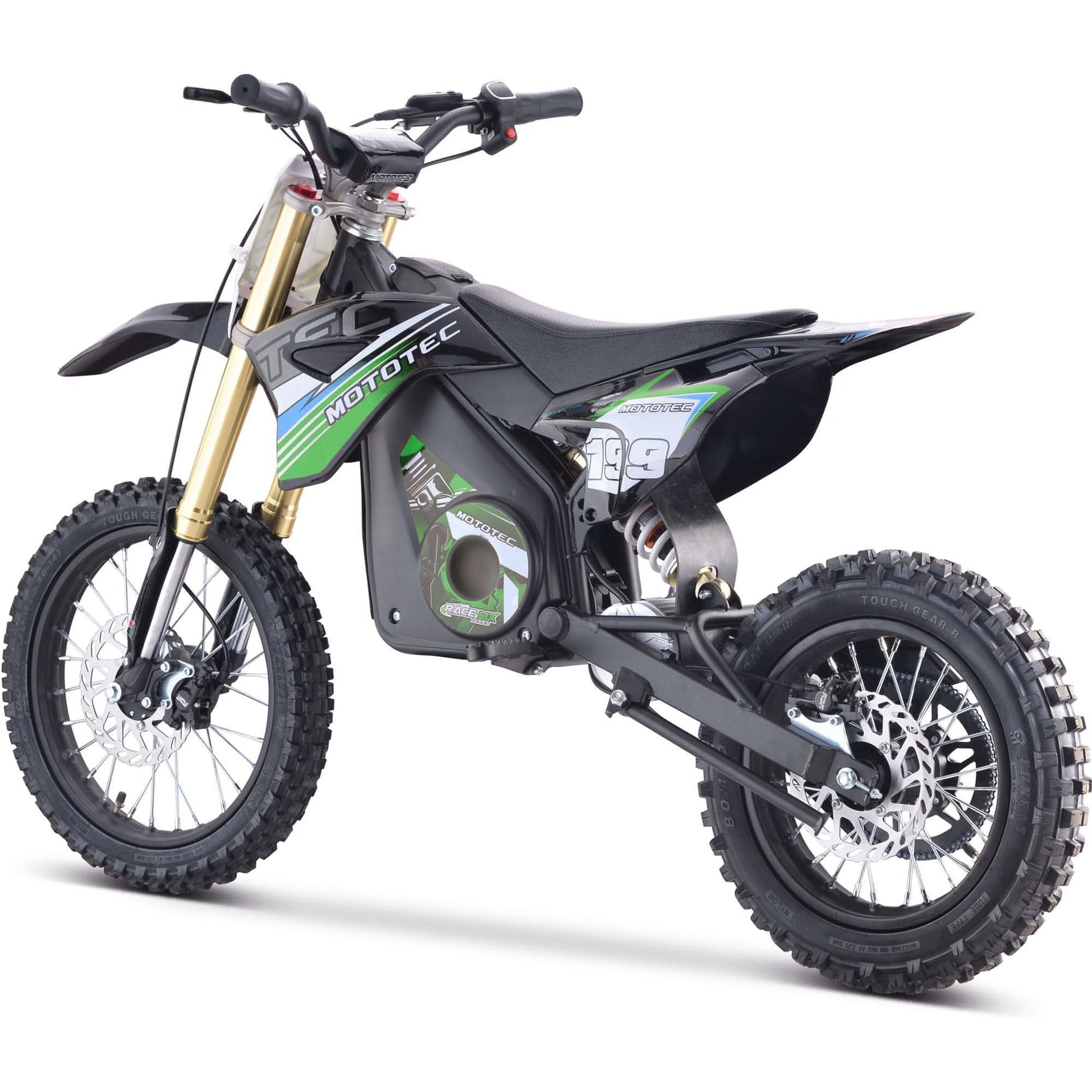 MotoTec 48v Pro Electric Dirt Bike 1600w Lithium Top Speed 25mph