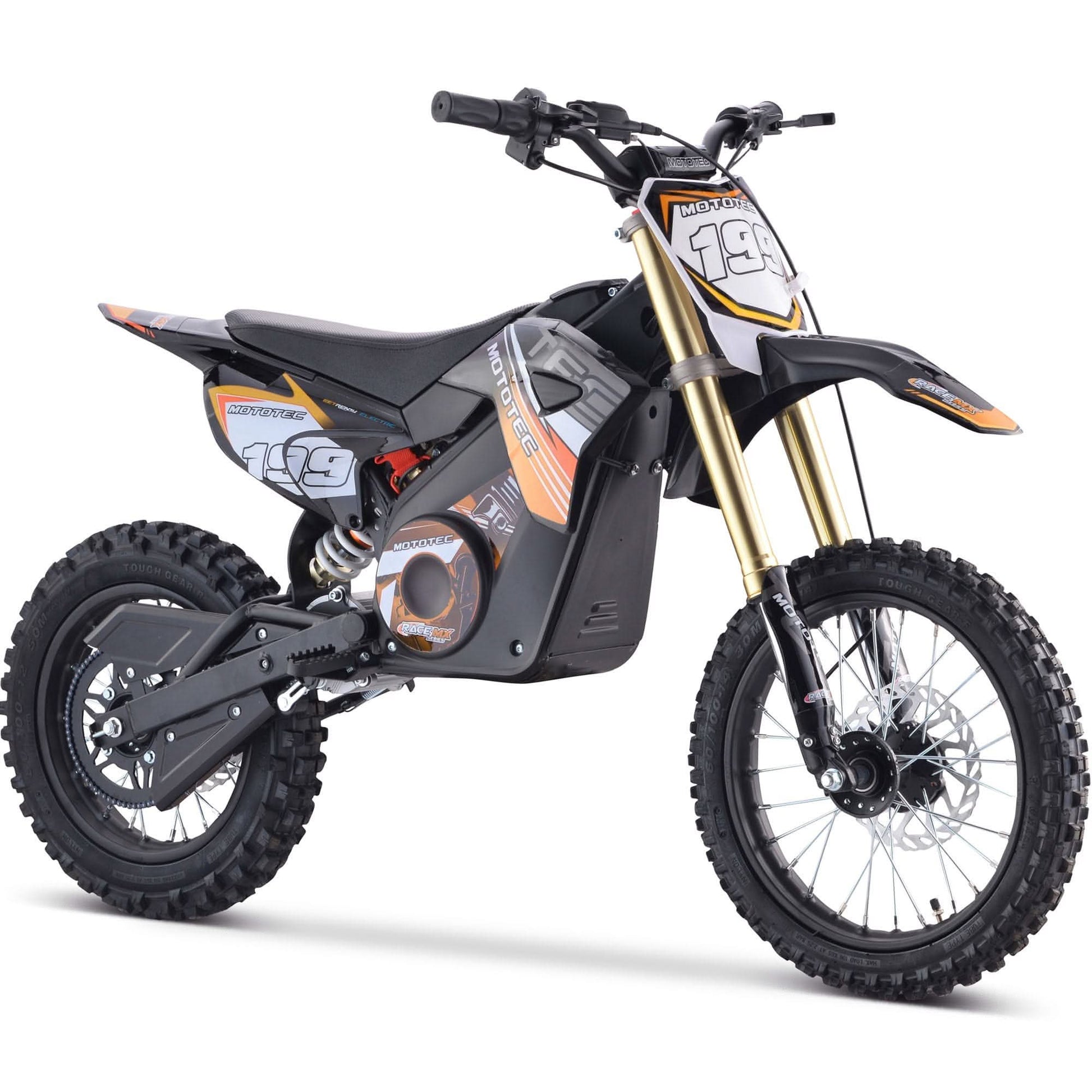 MotoTec 48v Pro Electric Dirt Bike 1600w Lithium Top Speed 25mph