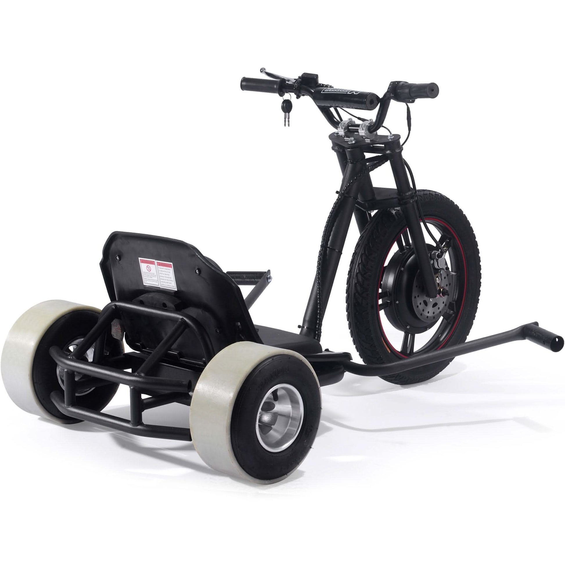 MotoTec Drifter 48v 800w Electric Trike Lithium Top Speed 25mph