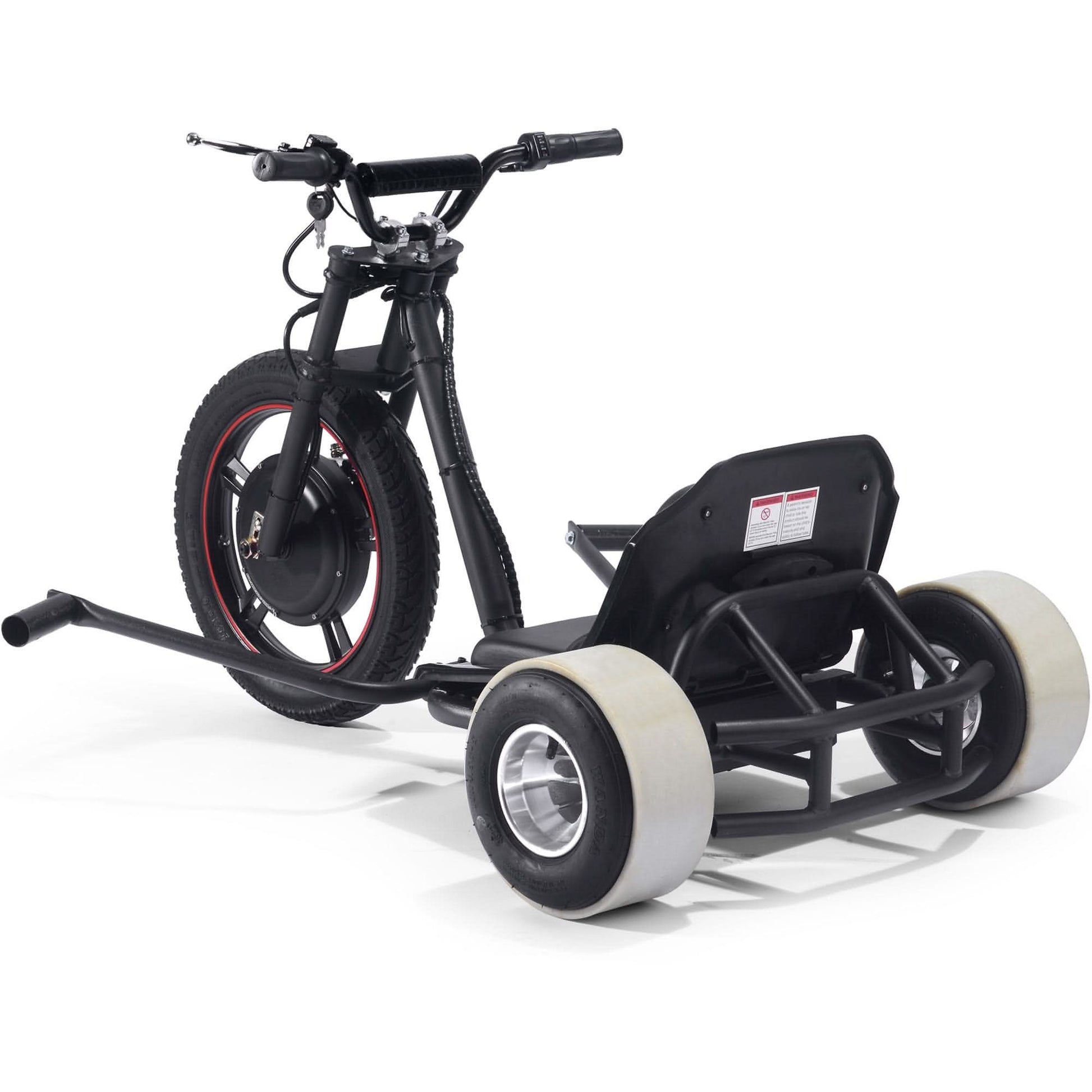 MotoTec Drifter 48v 800w Electric Trike Lithium Top Speed 25mph