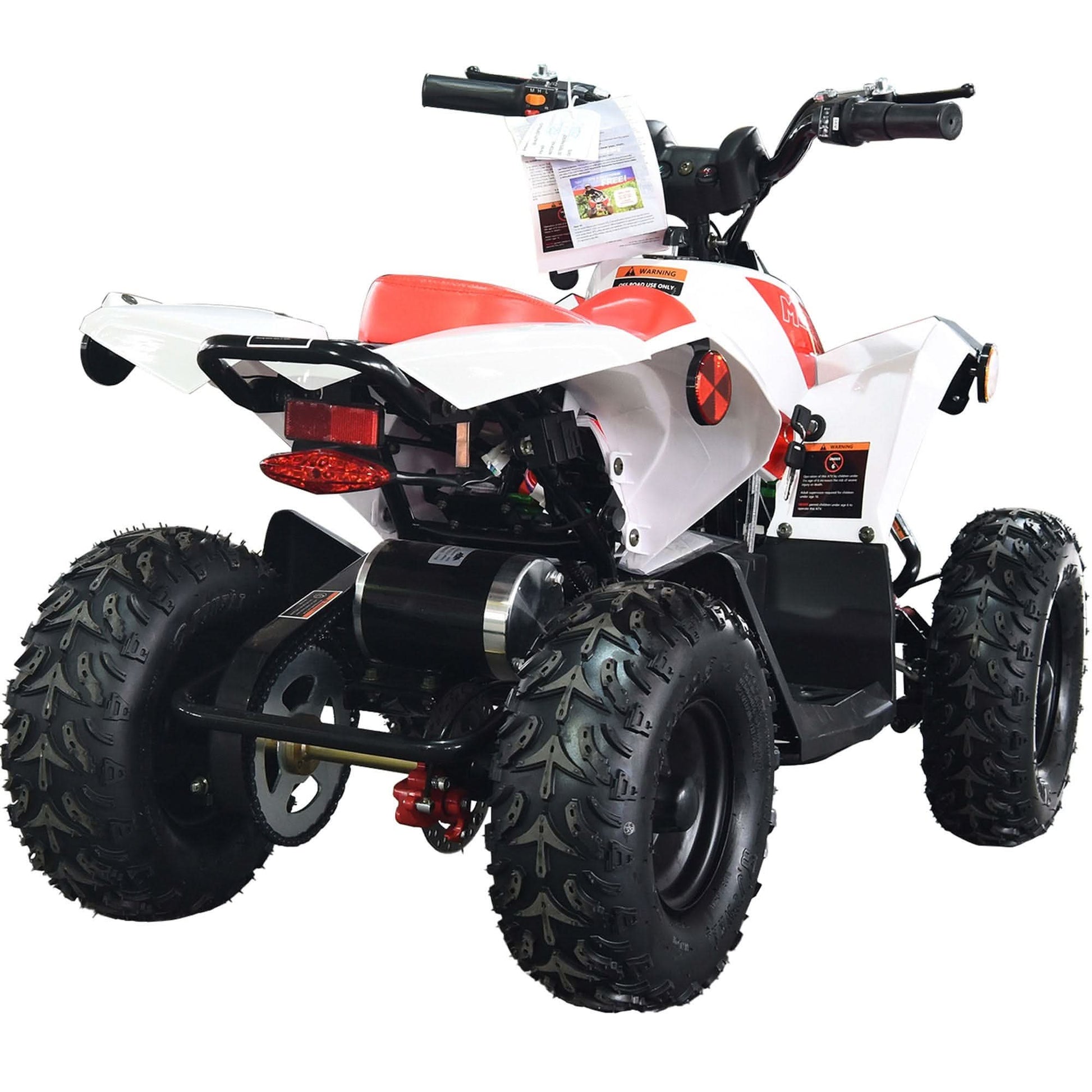 MotoTec E-Bully 36V 1000W Electric Powered Kids ATV - Top Speed 15mph