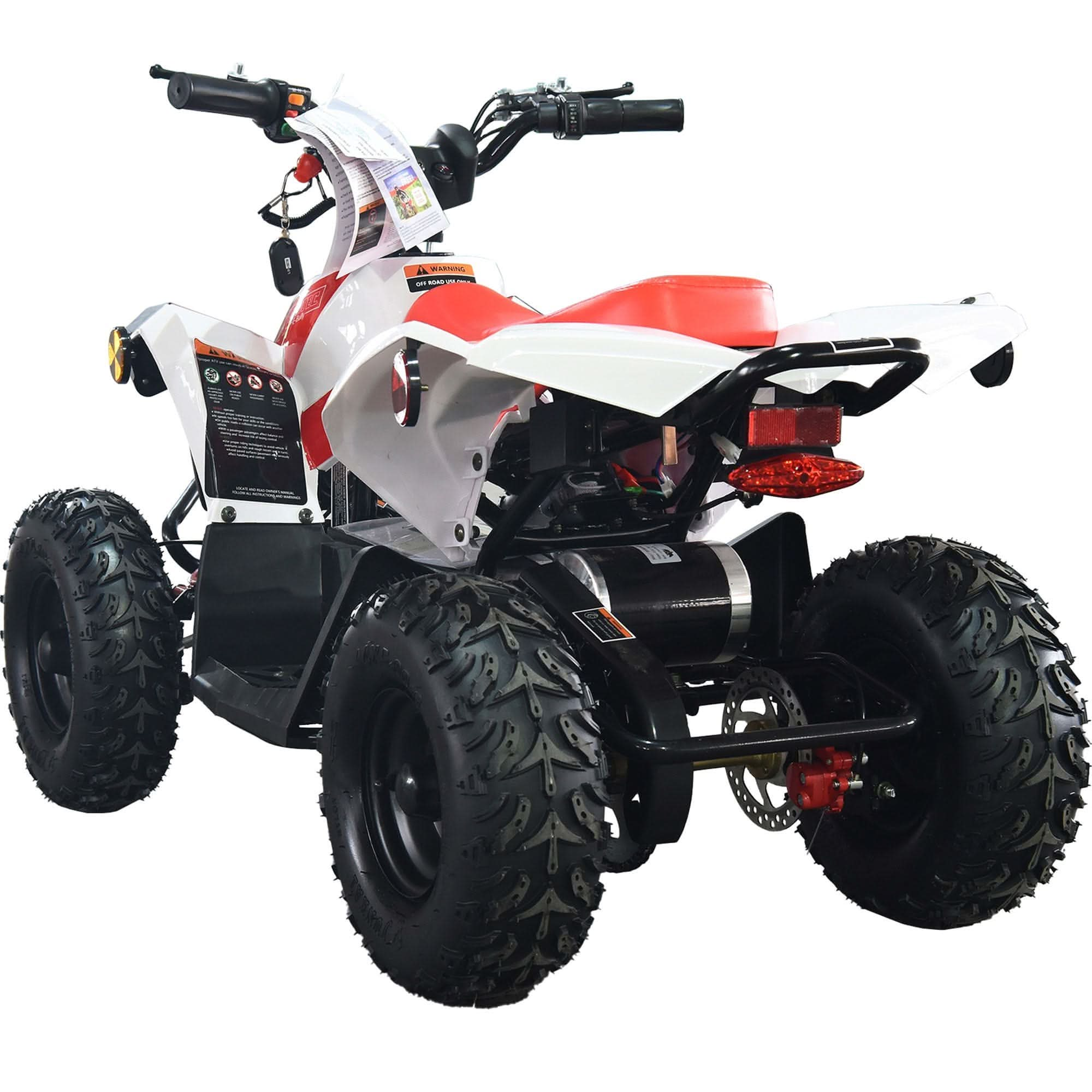 MotoTec E-Bully 36V 1000W Electric Powered Kids ATV - Top Speed 15mph