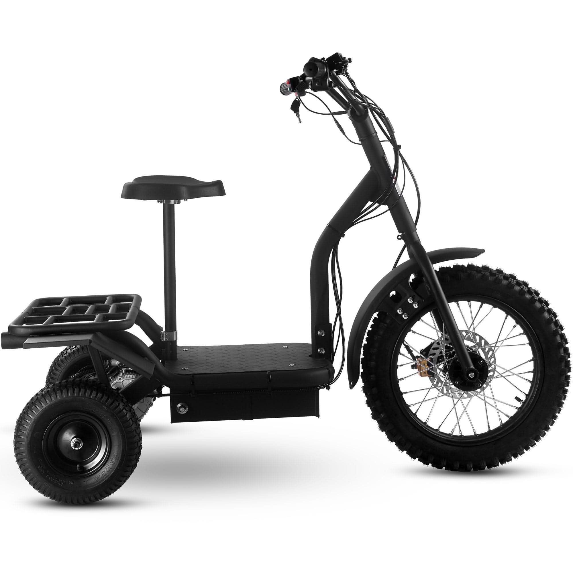 MotoTec Electric Trike 48v 1200w Top Speed 15mph