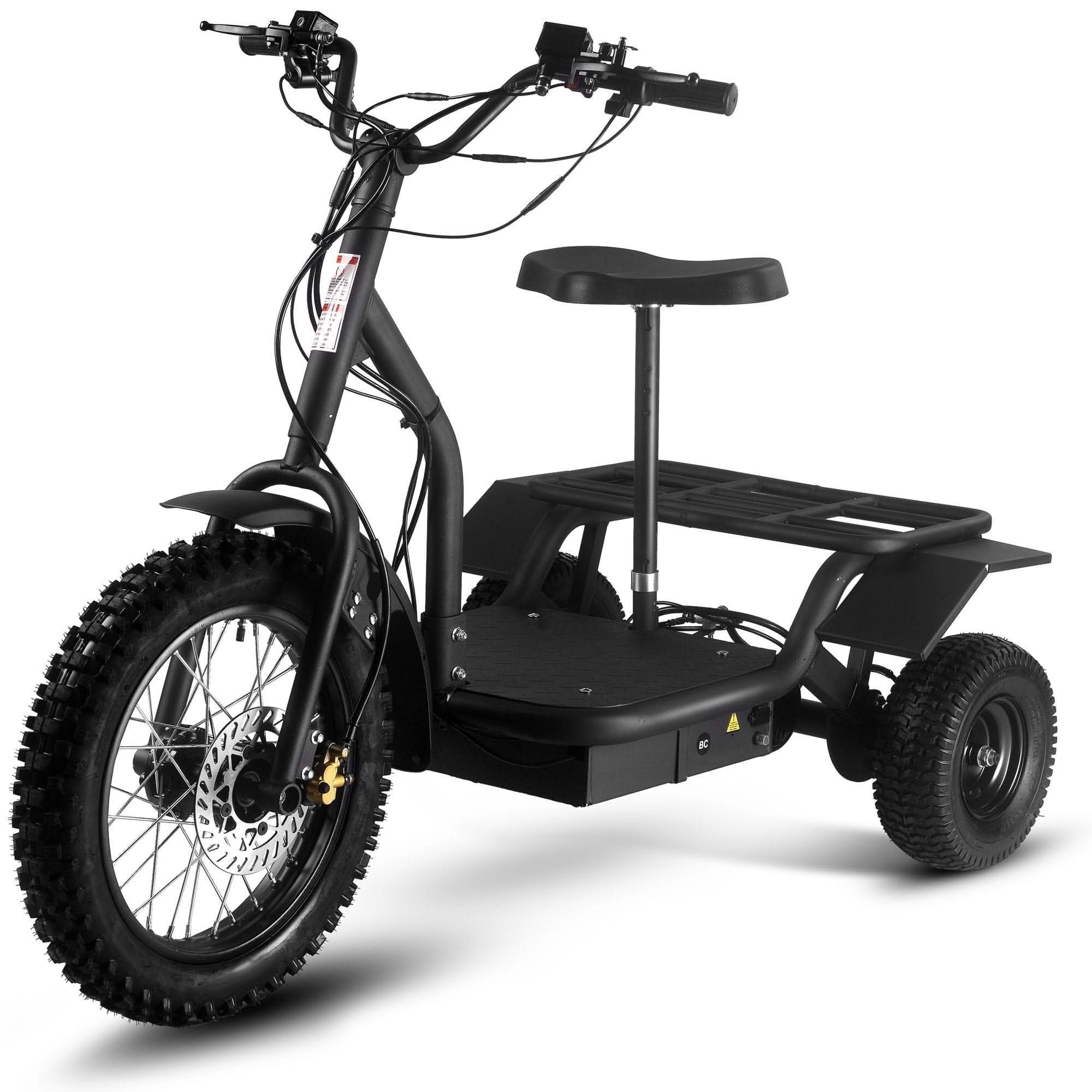 MotoTec Electric Trike 48v 1200w Top Speed 15mph