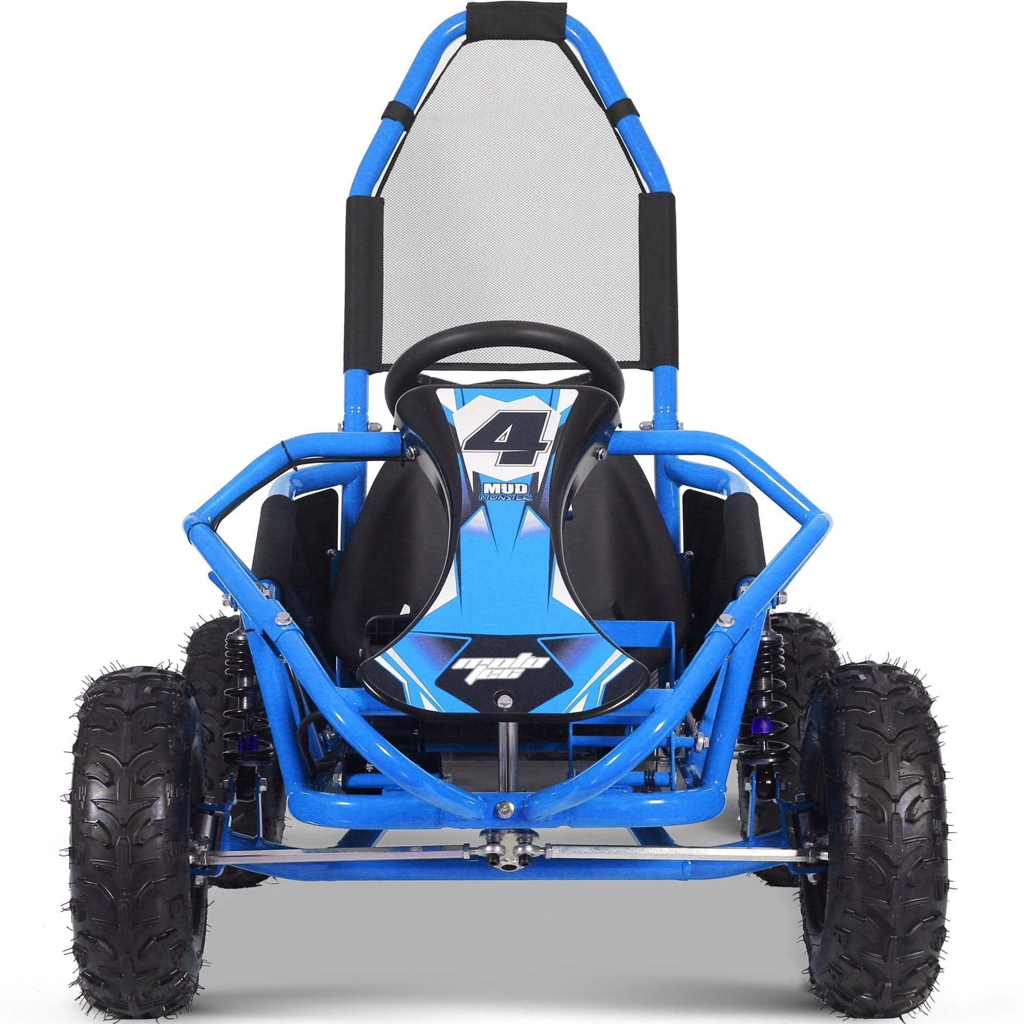 MotoTec Mud Monster 48v 1000w Electric Kids Off Road Go Kart Full Suspension Top Speed 20mph