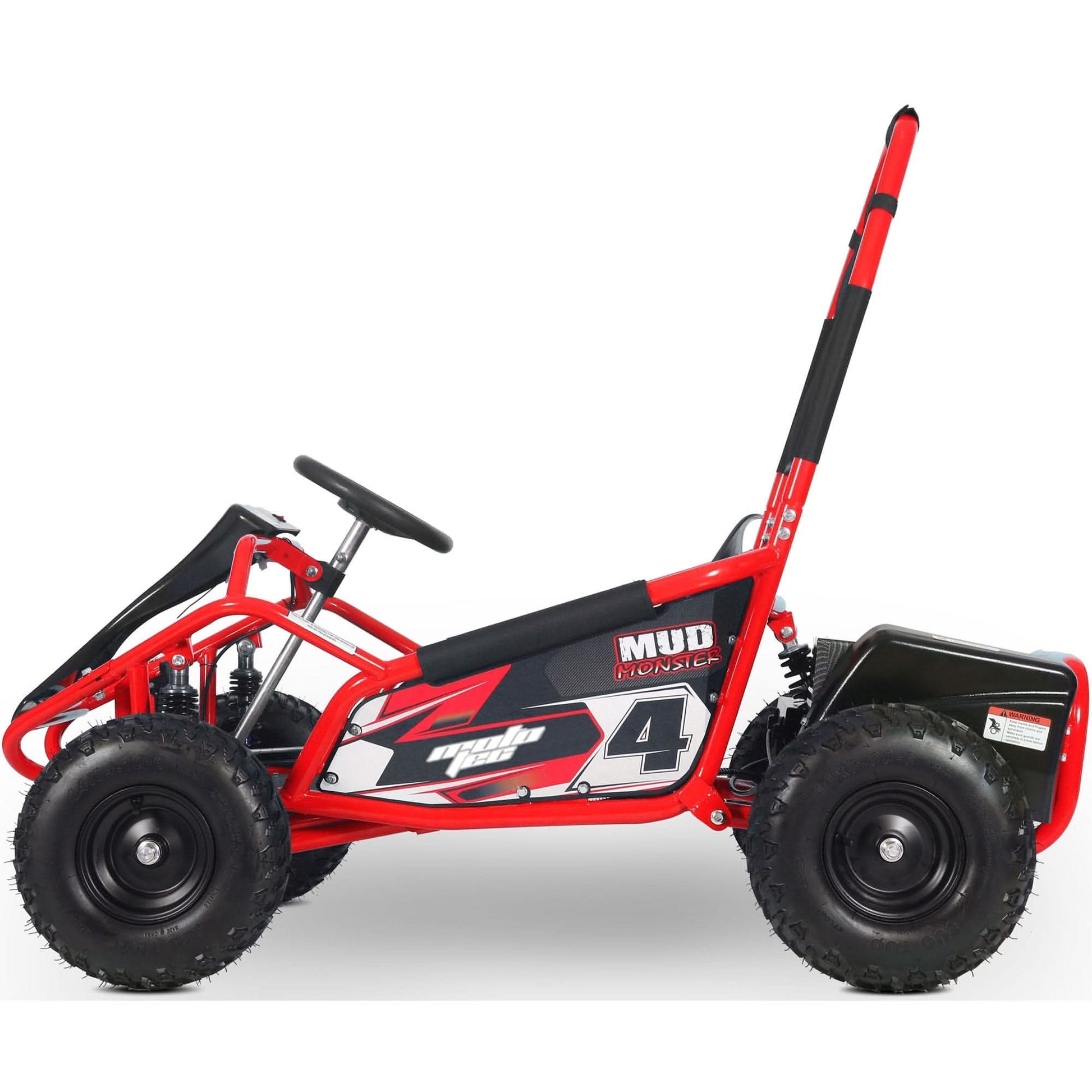 MotoTec Mud Monster 48v 1000w Electric Kids Off Road Go Kart Full Suspension Top Speed 20mph