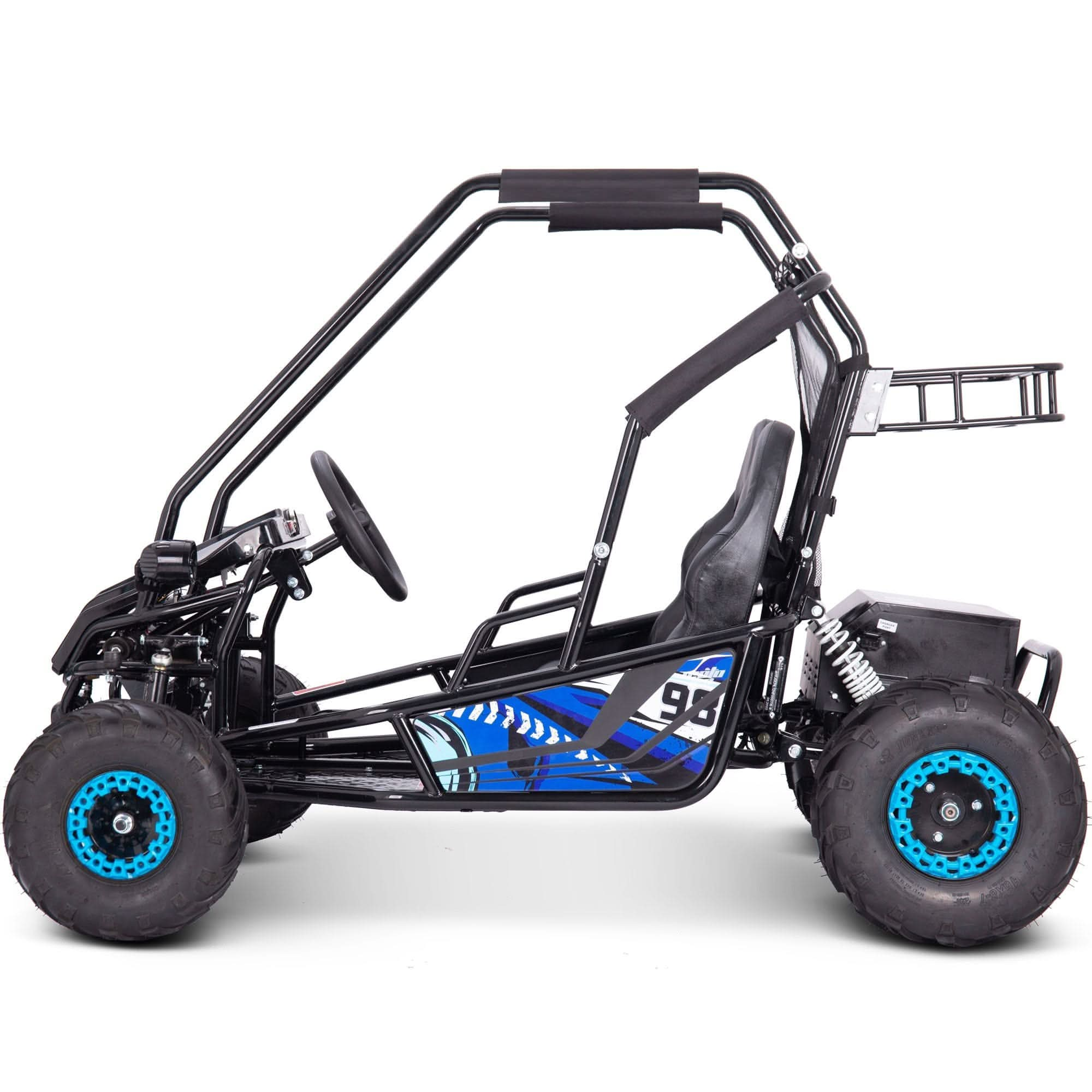 MotoTec Mud Monster XL 72V 2000W Electric Go Kart Top Speed 25mph