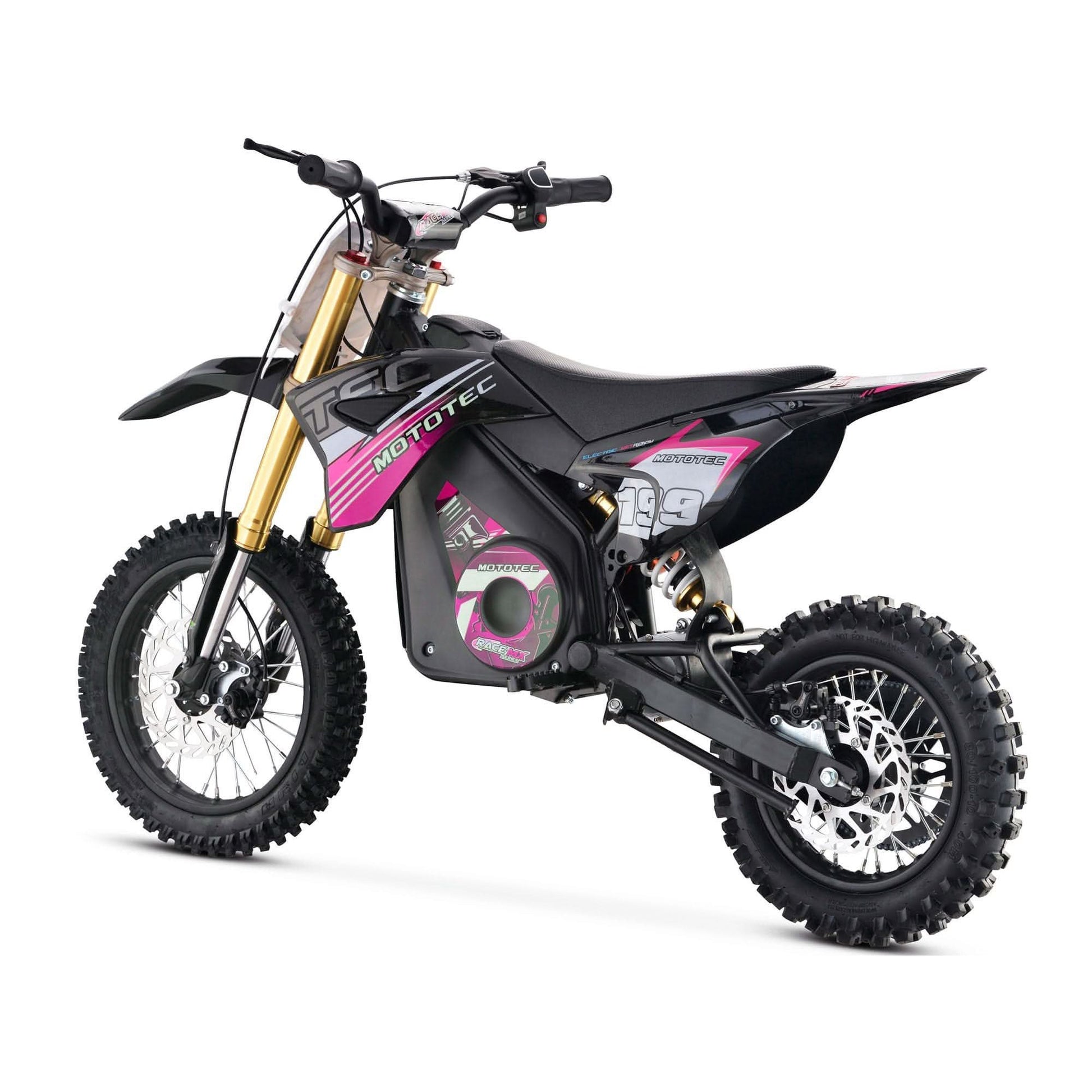 MotoTec Pro 36v 1000w Lithium Electric Dirt Bike Top Speed 18mph