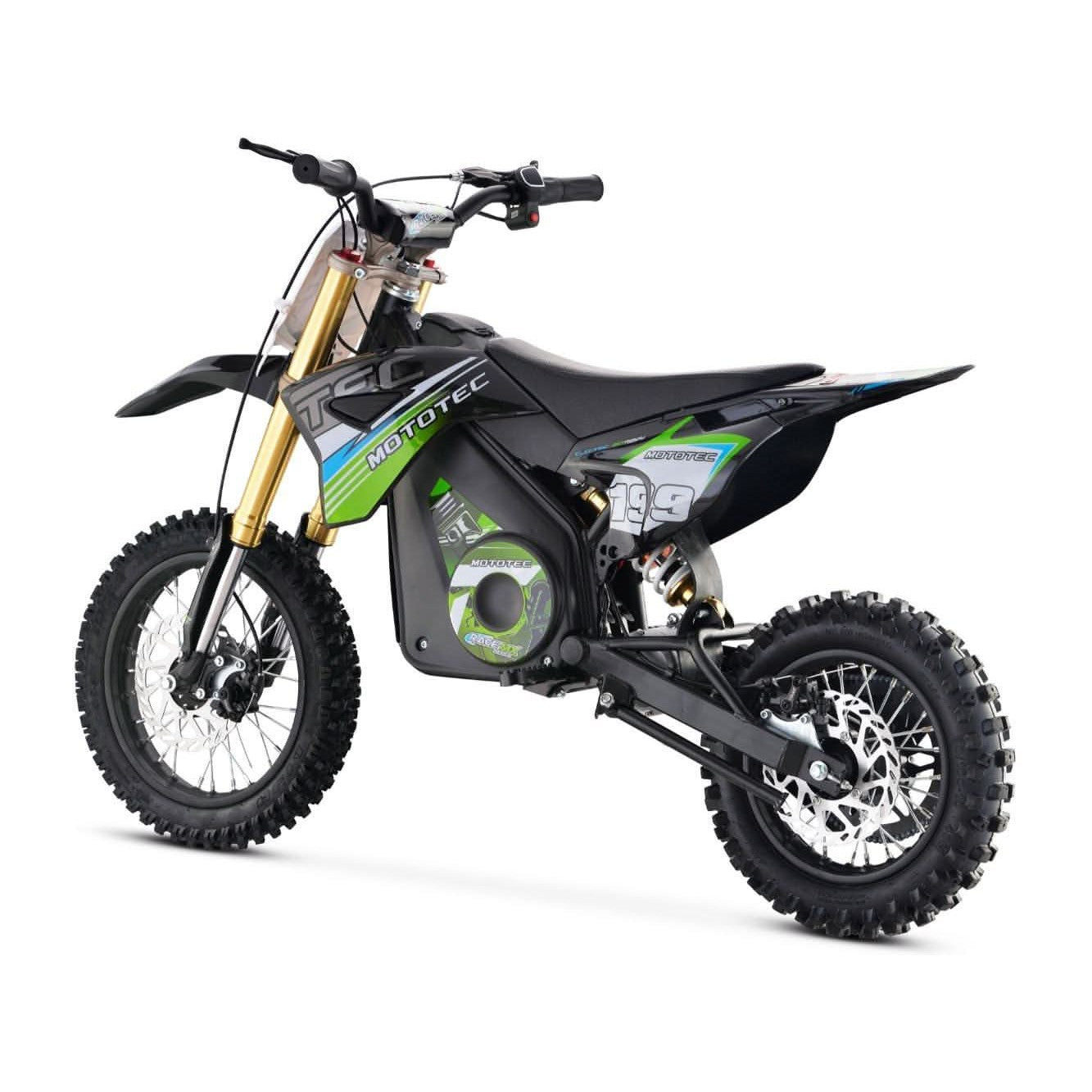 MotoTec Pro 36v 1000w Lithium Electric Dirt Bike Top Speed 18mph