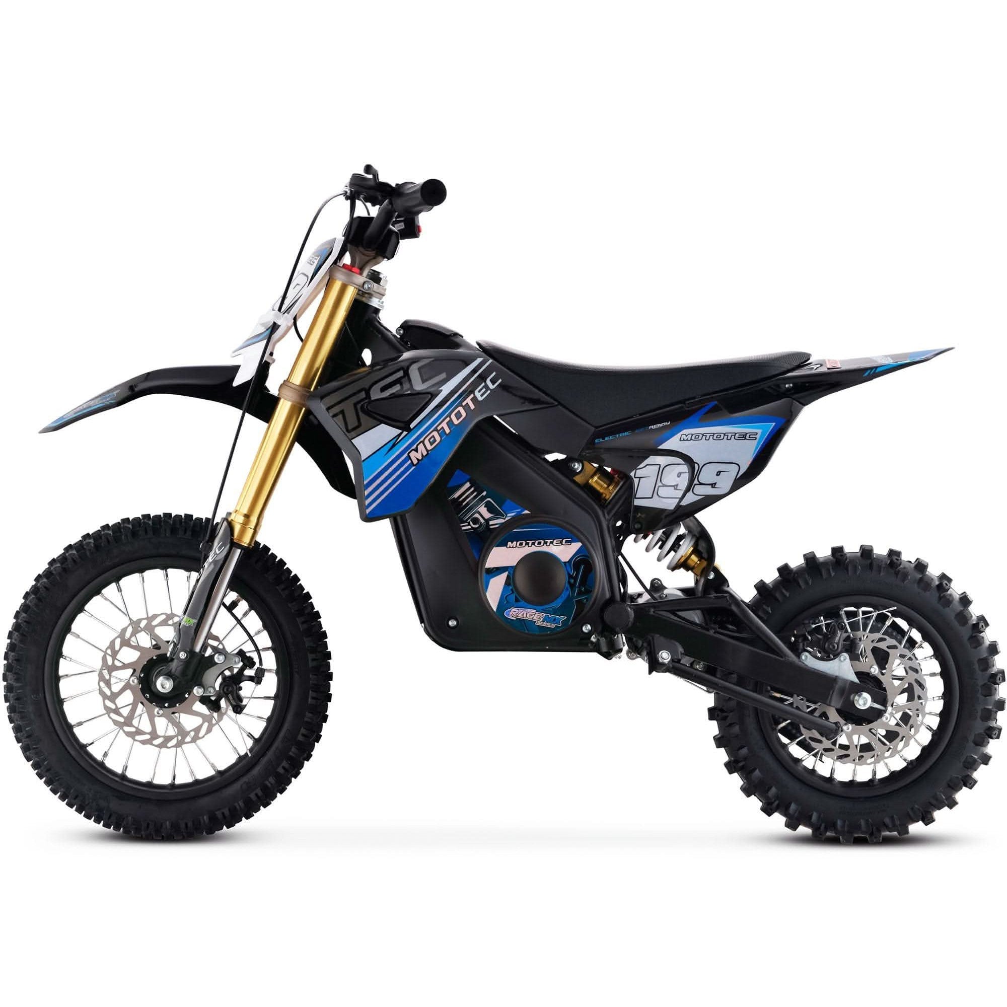 MotoTec Pro 36v 1000w Lithium Electric Dirt Bike Top Speed 18mph