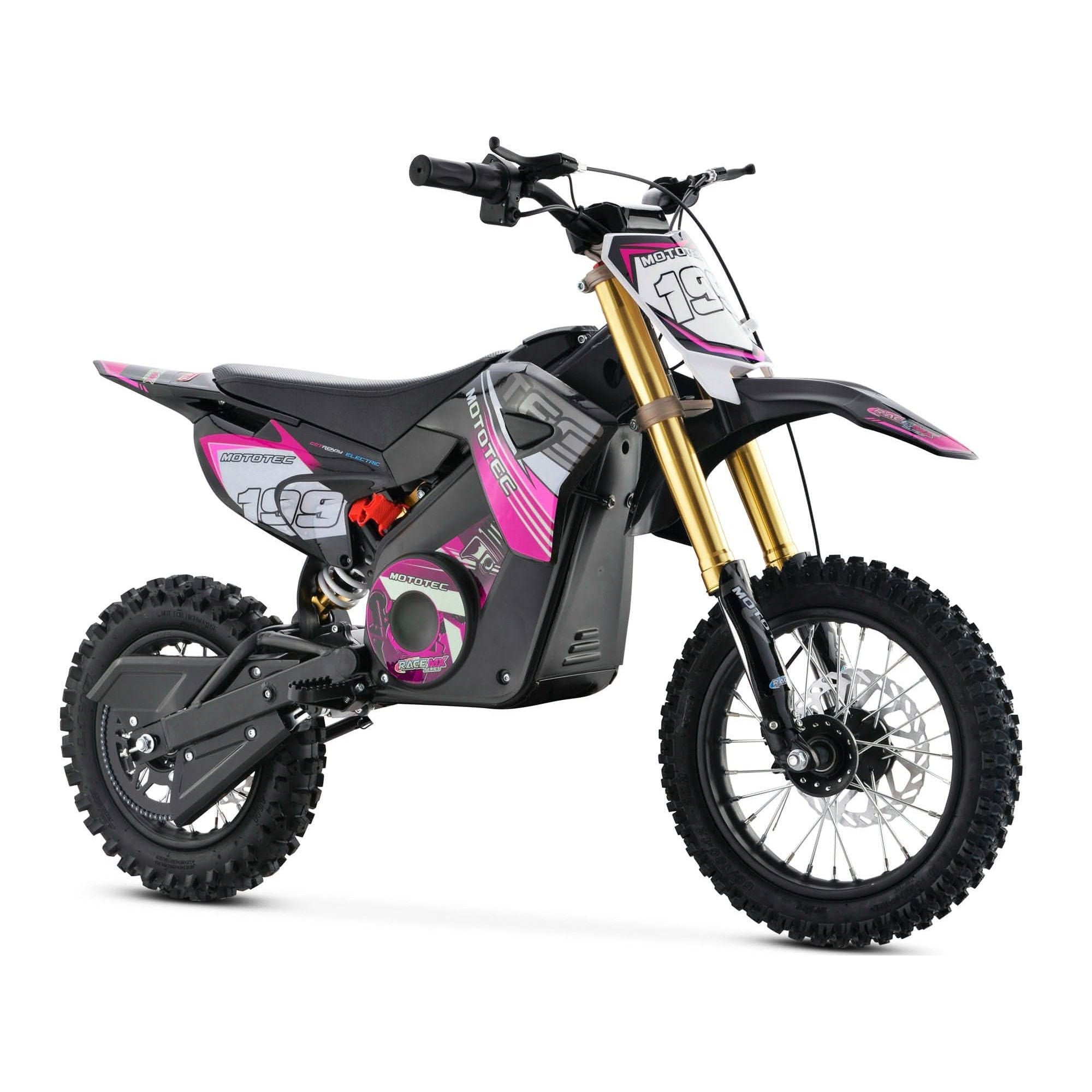 MotoTec Pro 36v 1000w Lithium Electric Dirt Bike Top Speed 18mph