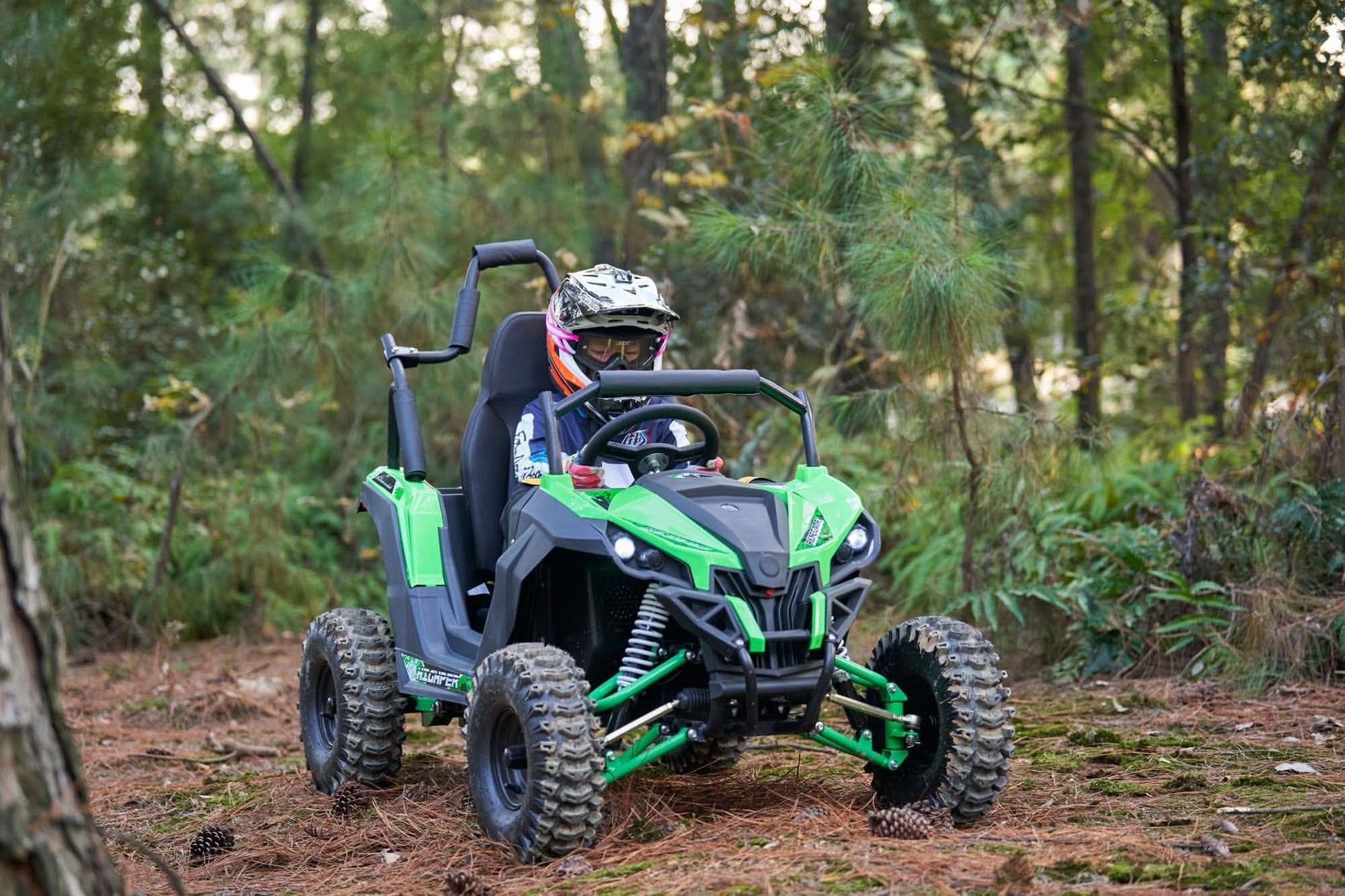 MotoTec Raider Kids UTV 48v 1200w Full Suspension Top Speed 23mph