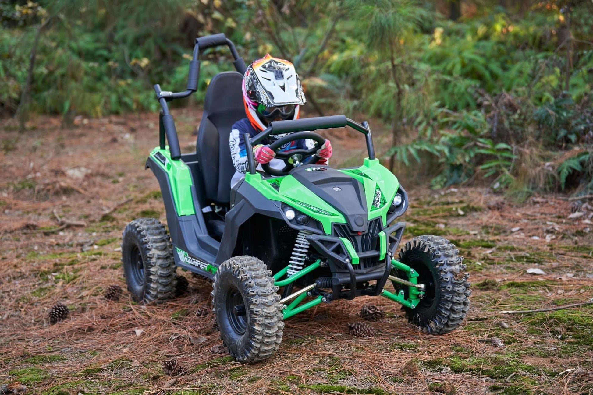 MotoTec Raider Kids UTV 48v 1200w Full Suspension Top Speed 23mph