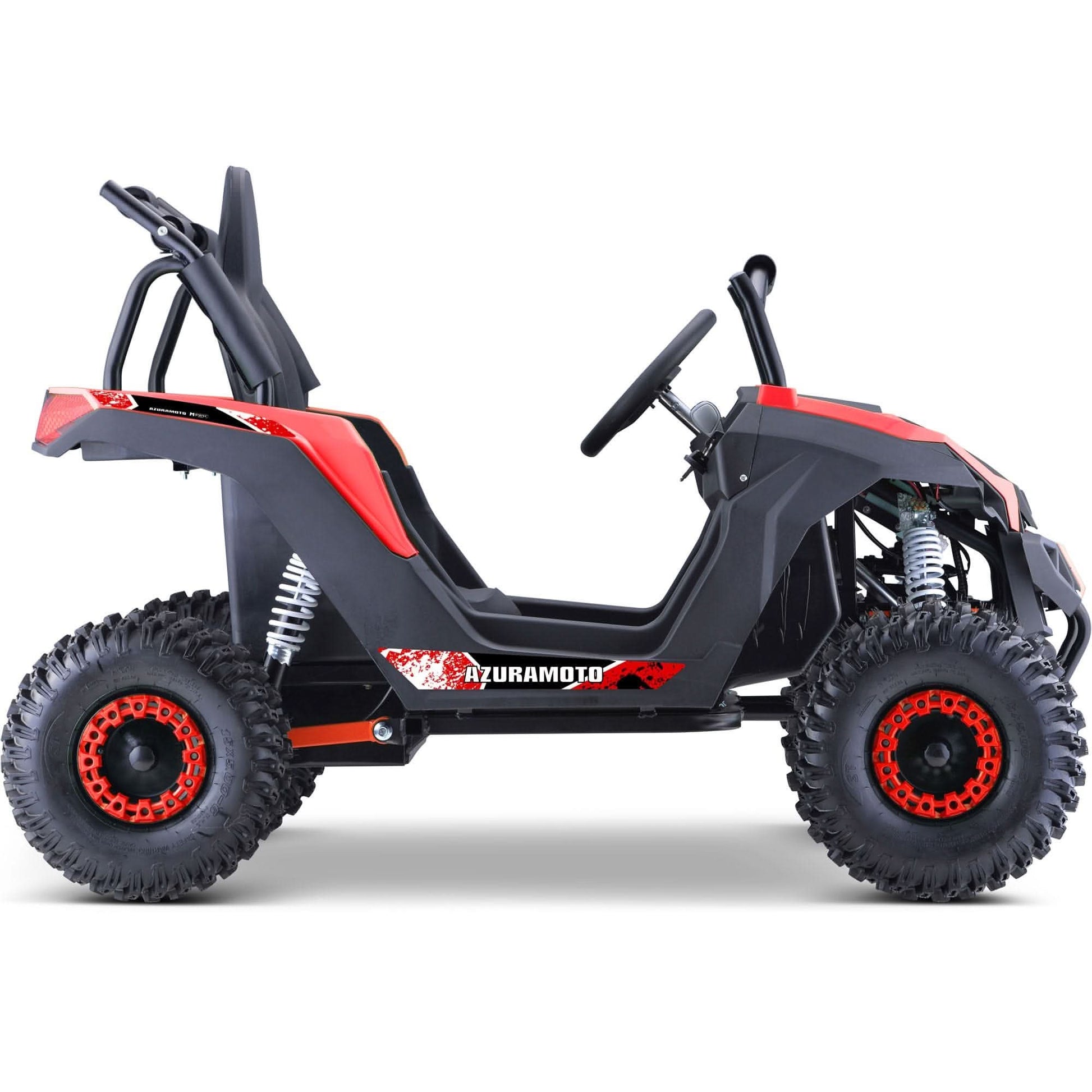 MotoTec Raider Kids UTV 48v 1200w Full Suspension Top Speed 23mph