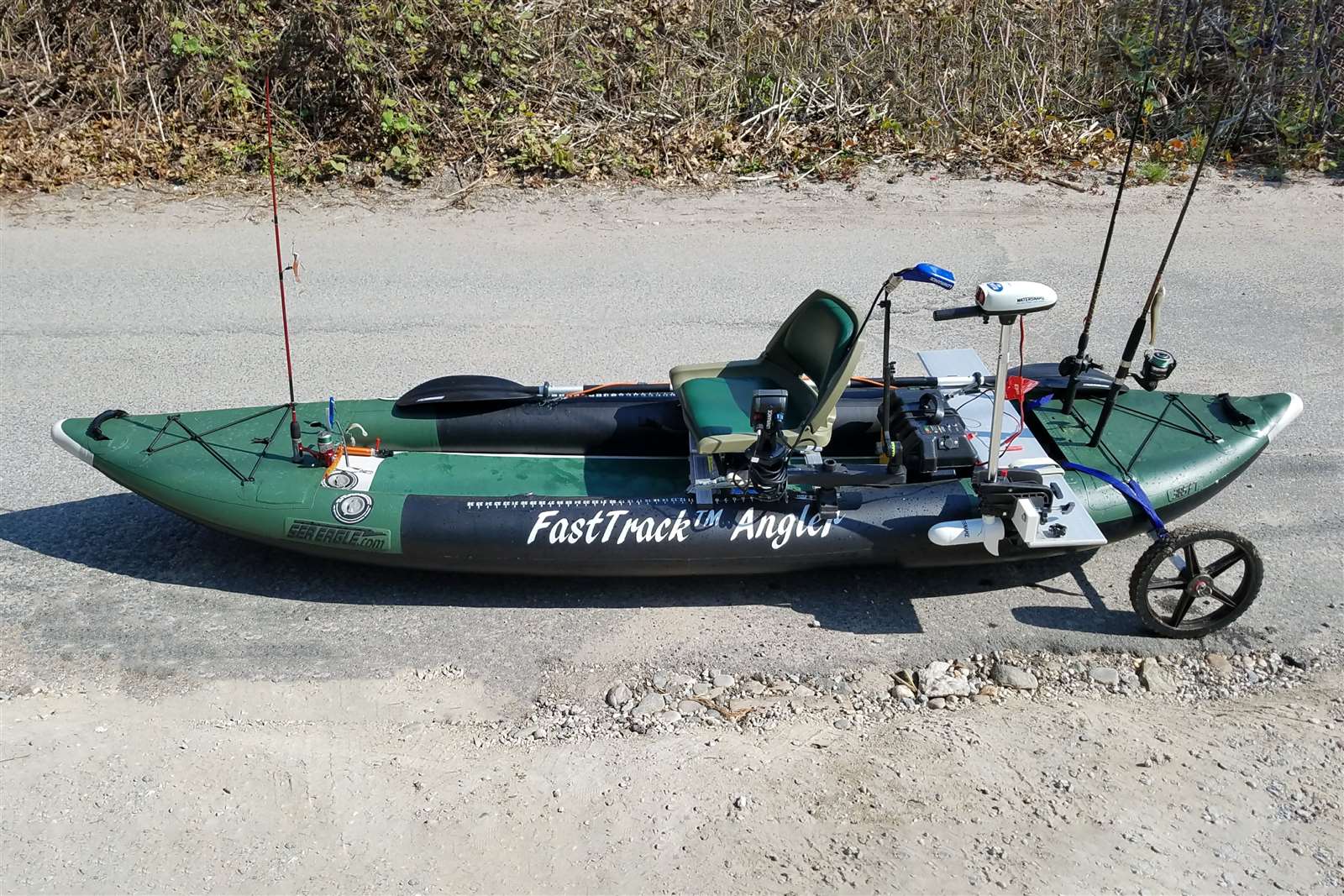 Sea Eagle 385fta FastTrack Angler Series Inflatable 3 Person Fishing Kayak