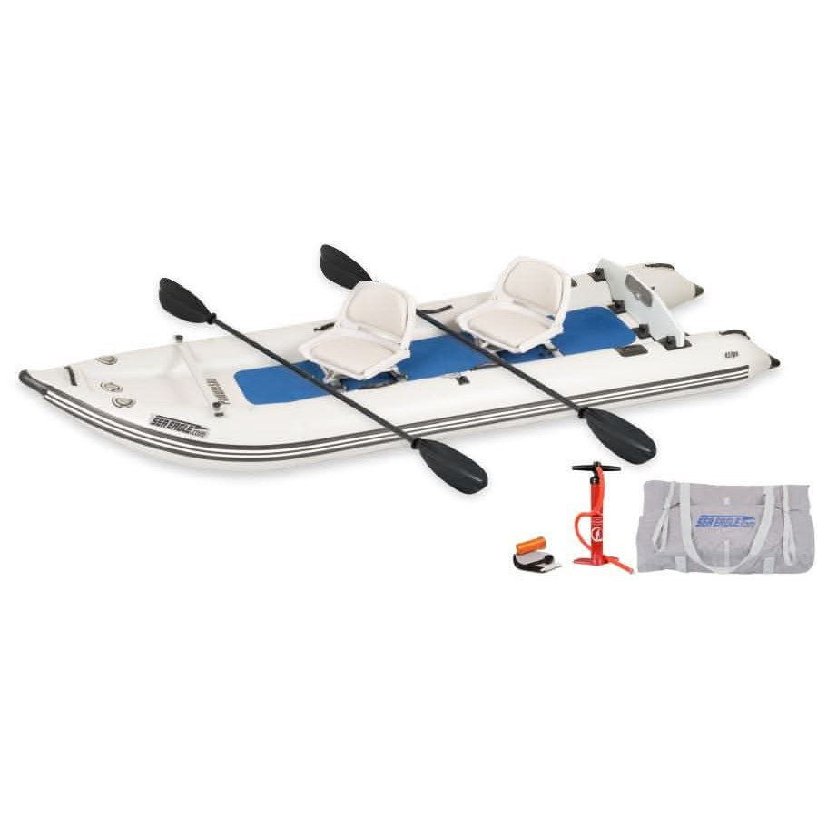 Sea Eagle 437ps Paddleski 2 Person Inflatable Catamaran Boat