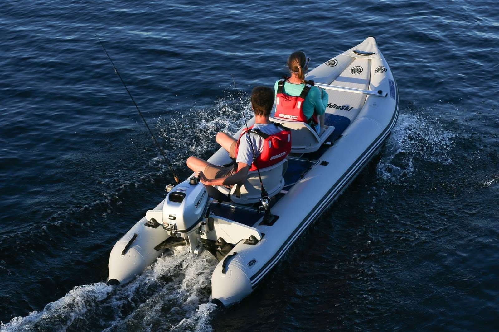 Sea Eagle 437ps Paddleski 2 Person Inflatable Catamaran Boat