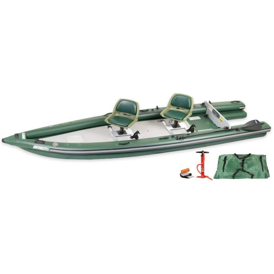 Sea Eagle FishSkiff 16 3 Person Inflatable Fishing Skiff Boat