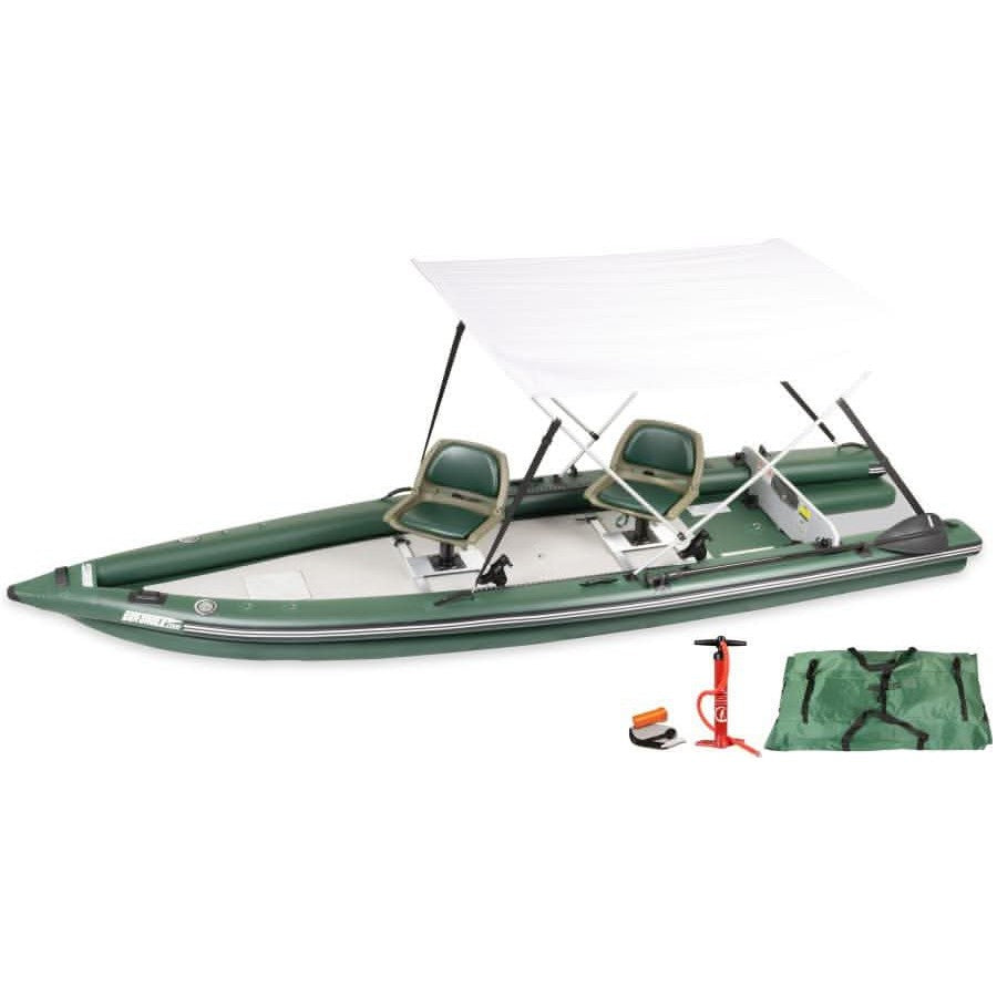 Sea Eagle FishSkiff 16 3 Person Inflatable Fishing Skiff Boat