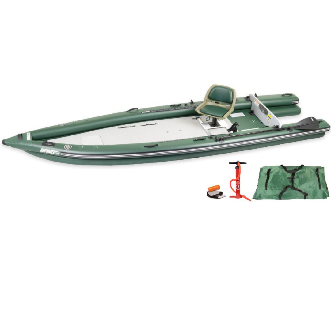 Sea Eagle FishSkiff 16 3 Person Inflatable Fishing Skiff Boat