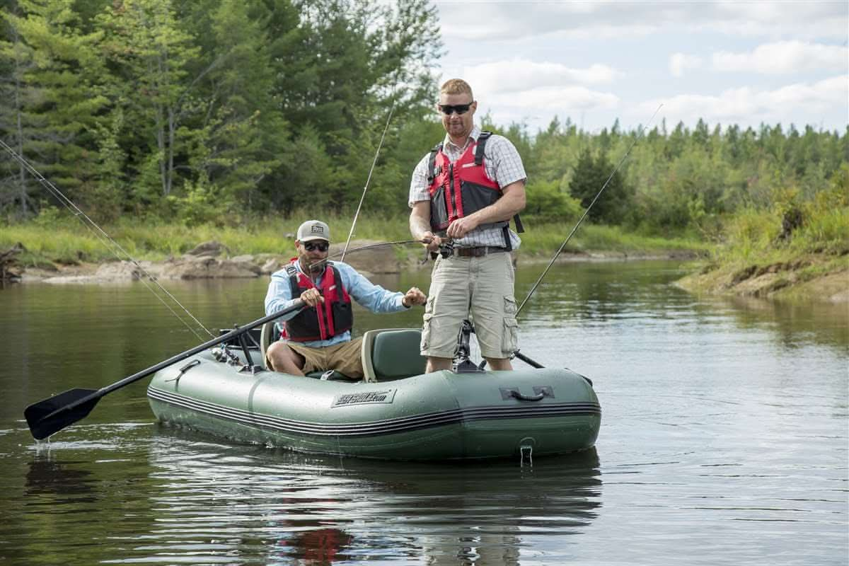 Sea Eagle STS10 Stealth Stalker 4 Person Inflatable Frameless Fishing Boat