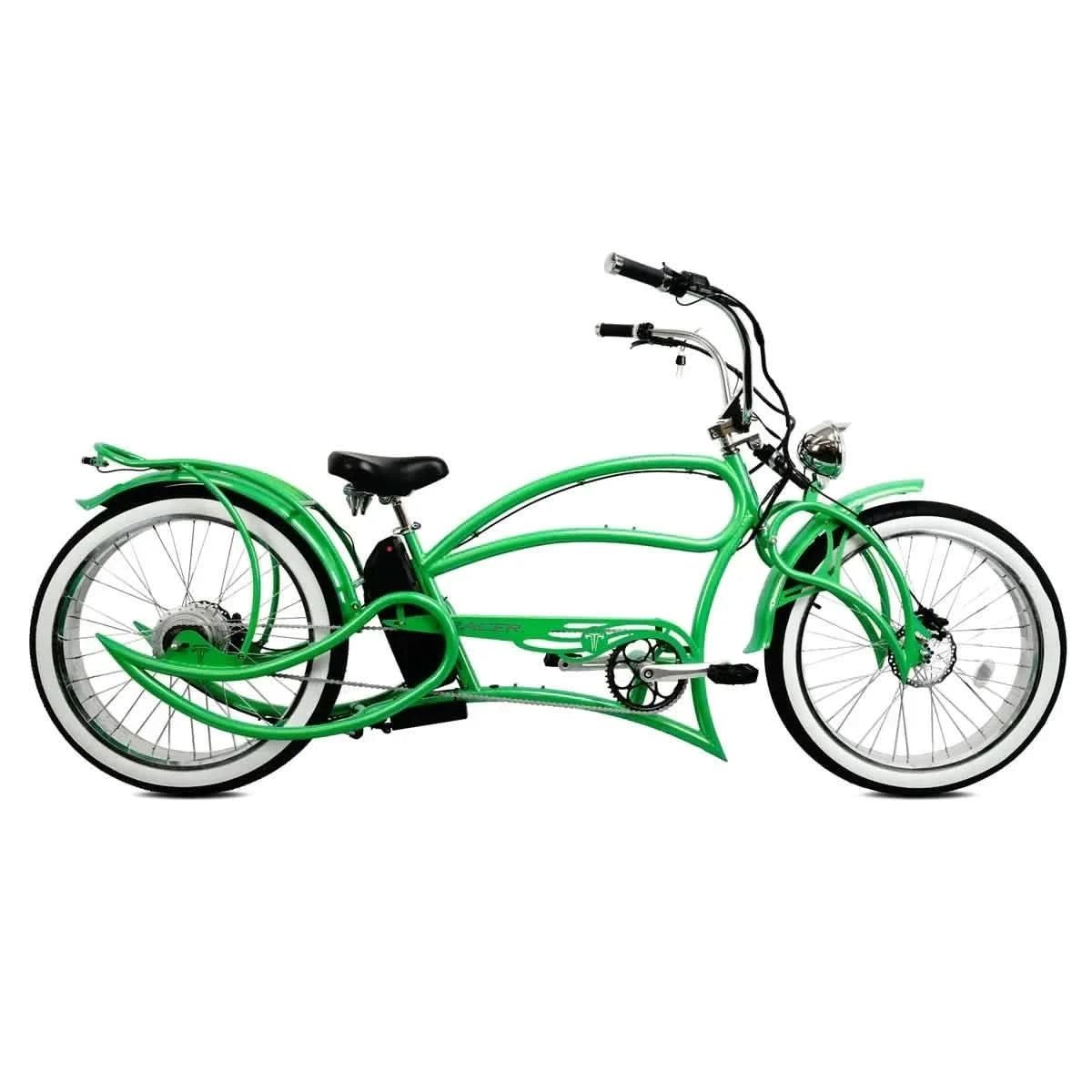 Tracer Beyond Pro 26'' Classic Stretch Chopper EBike Top Speed 25mph