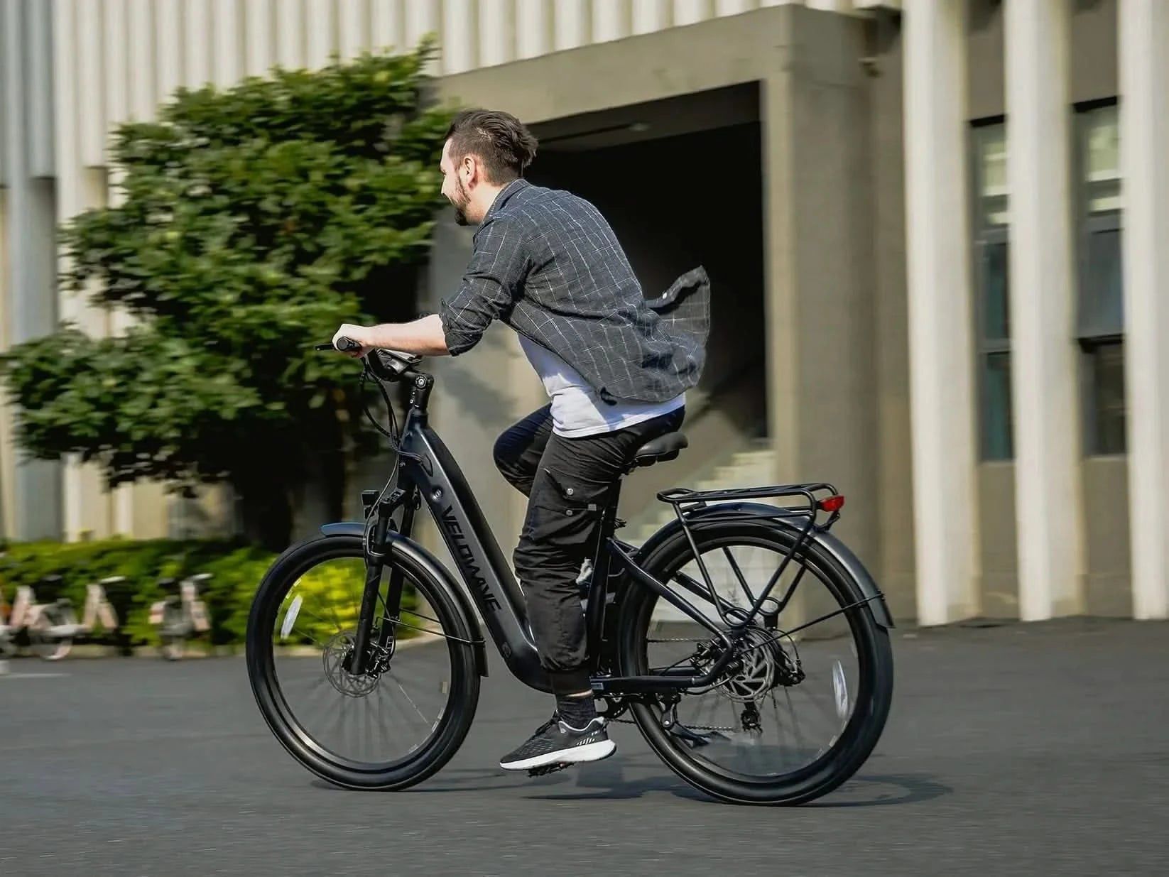 Velowave Breeze T Torque Sensor City Step-Through Commuter Long Range Electric Bike 28mph