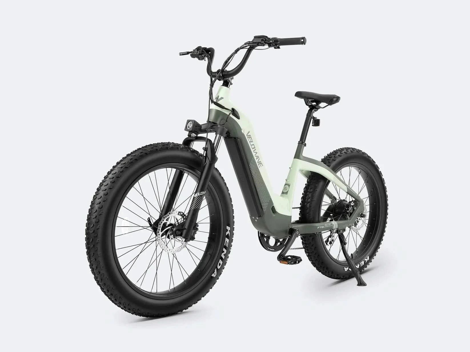 Velowave Grace 2.0 Step-Through Fat Tire Long Range Electric Bike 28mph