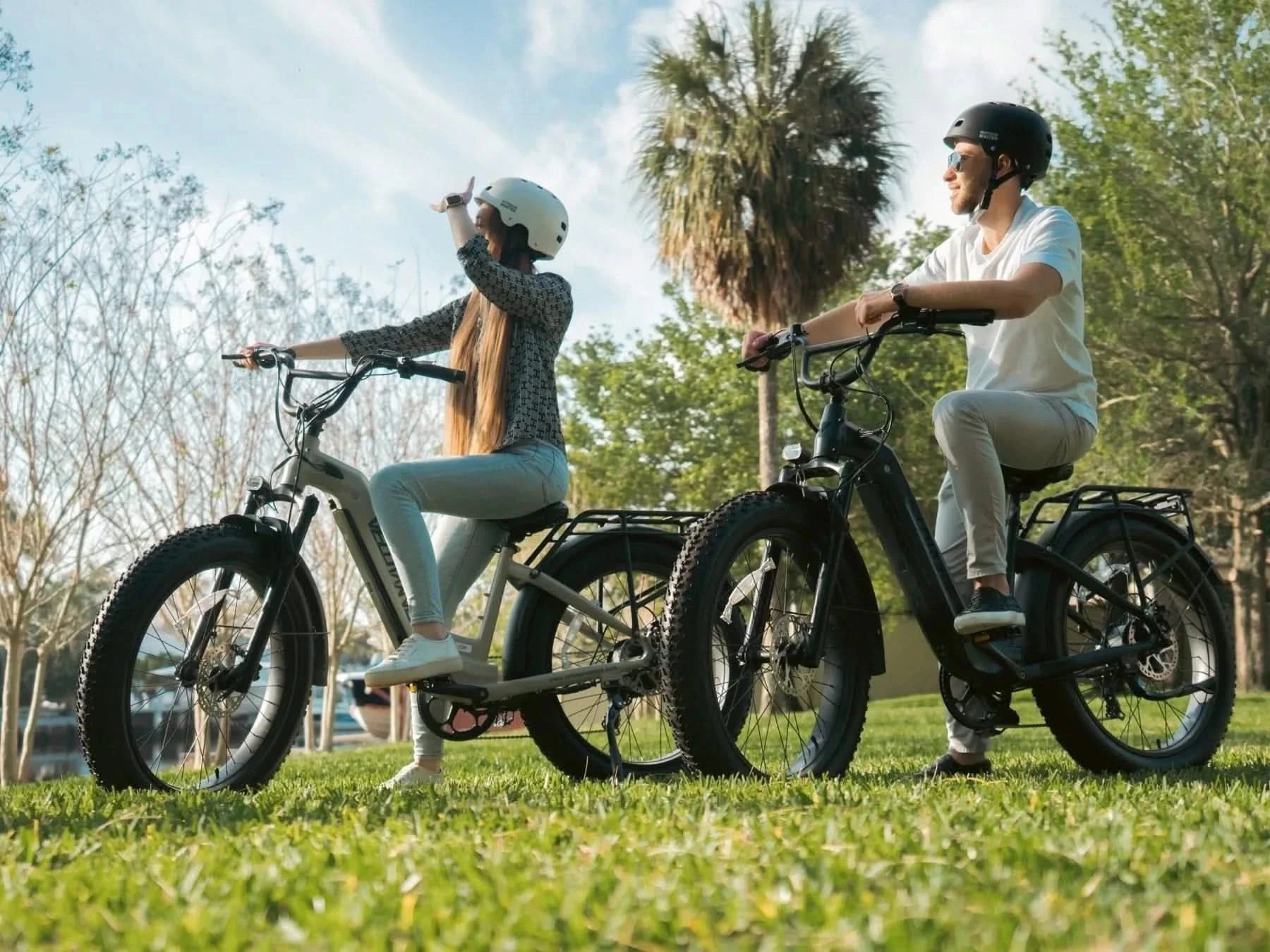 Velowave Ranger 2.0 Step-Thru Fat Tire Long Range Electric Bike 28mph