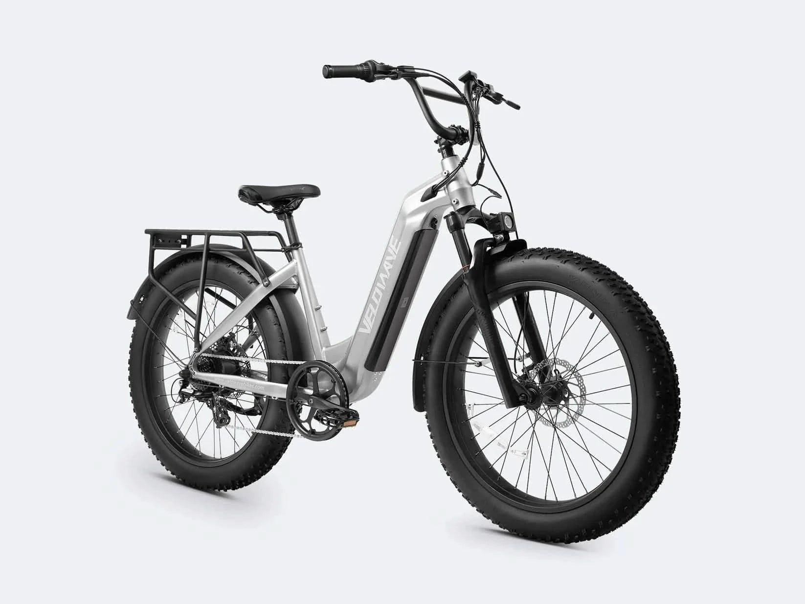 Velowave Ranger 2.0 Step-Thru Fat Tire Long Range Electric Bike 28mph