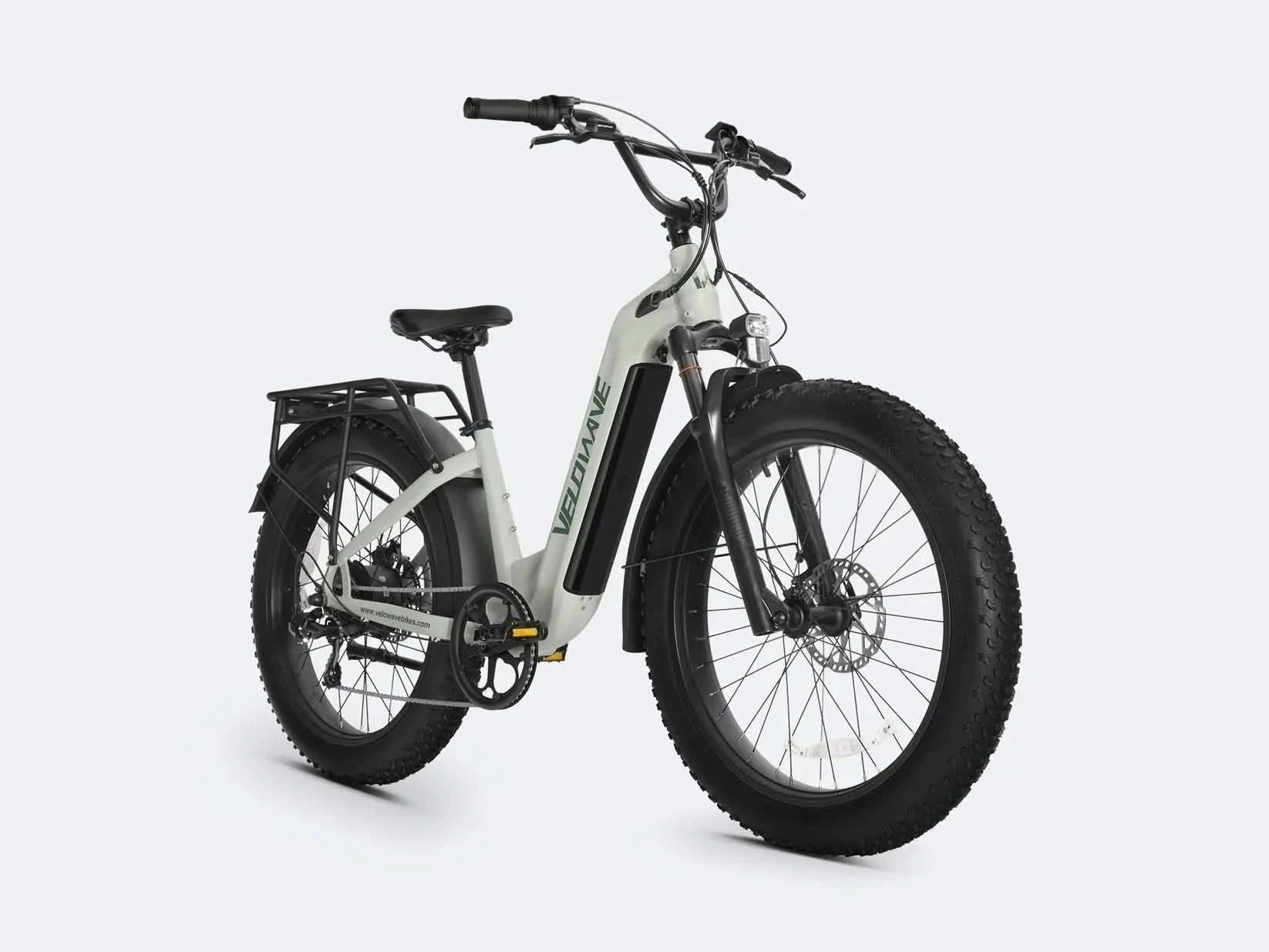 Velowave Ranger 2.0 Step-Thru Fat Tire Long Range Electric Bike 28mph