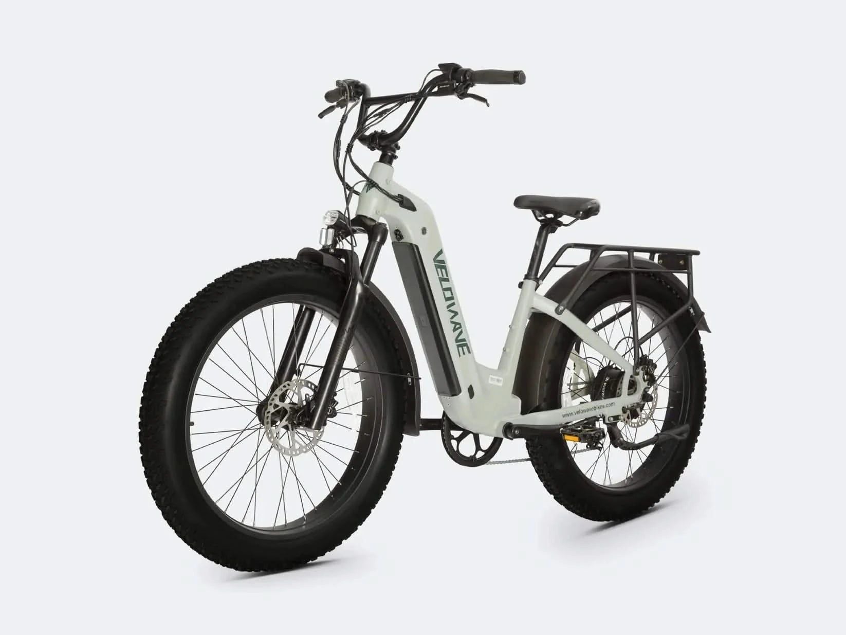 Velowave Ranger 2.0 Step-Thru Fat Tire Long Range Electric Bike 28mph